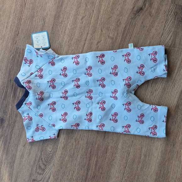 NWT Parade Organics romper 0-3m bike print - Picture 5 of 5